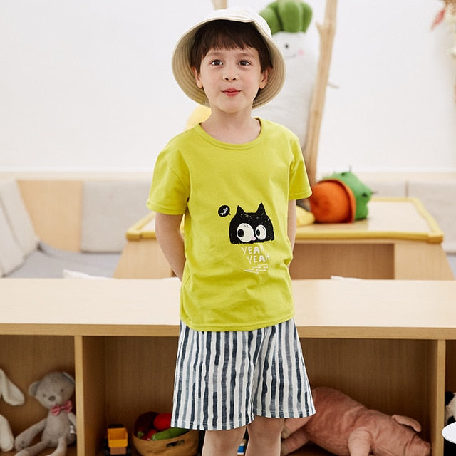 Summer Children Pajamas Sets