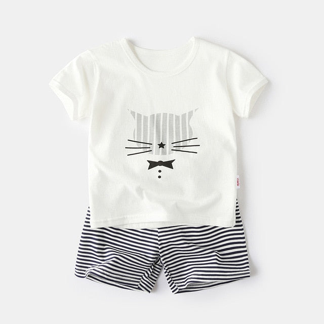 Summer Children Pajamas Sets