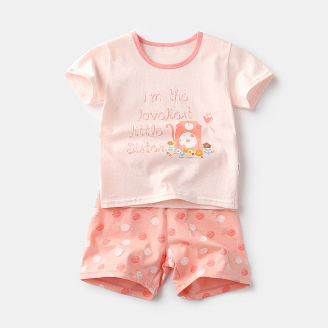 Summer Children Pajamas Sets