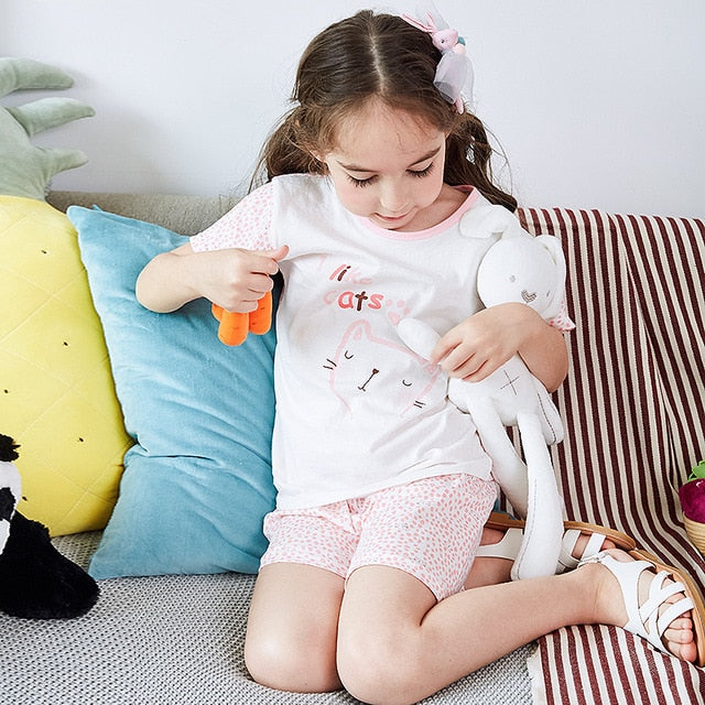 Summer Children Pajamas Sets
