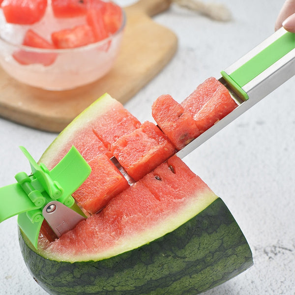 Stainless Steel Watermelon Slicer Cutter Knife Corer Fruit Vegetable Tools Kitchen Gadgets